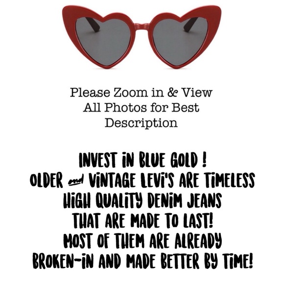 Levi’s 505 Straight Leg Jeans Blue - Picture 7 of 16